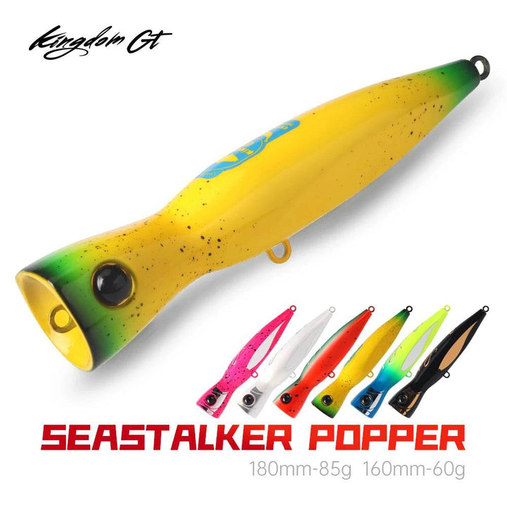 Kingdom GT Topwater Popper – 60g/85g, 160mm/185mm - Fish & Cheaps | Fishing & Outdoor Gear