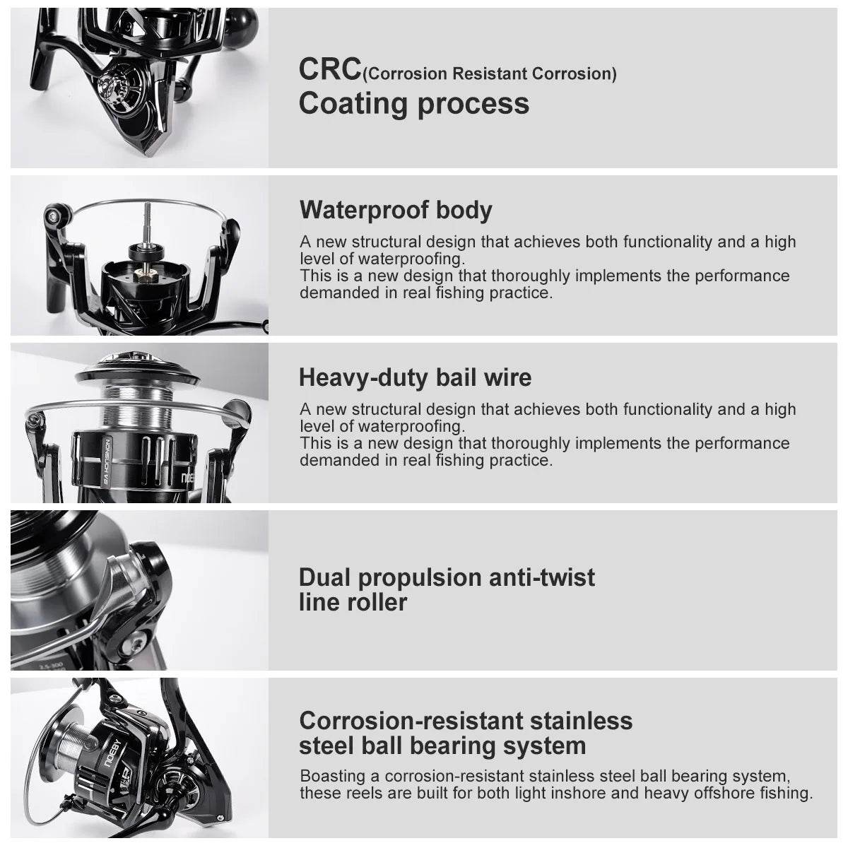 Noeby Carbon Spinning Reel – Lightweight Durability - Fish & Cheaps | Fishing & Outdoor Gear