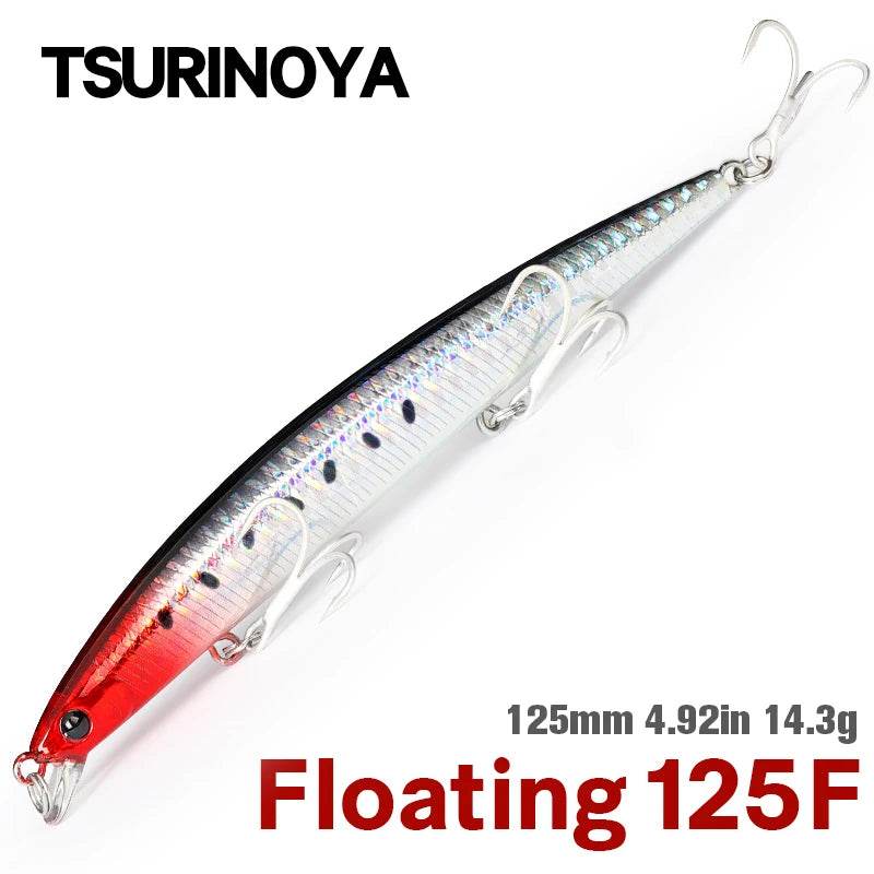 TSURINOYA 125F Ultra Long Casting Slim Minnow - Fish & Cheaps | Fishing & Outdoor Gear