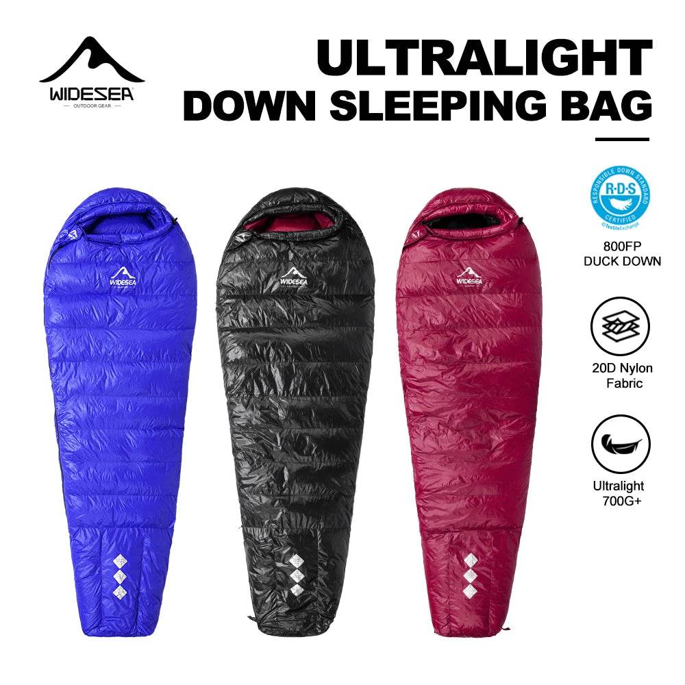 Widesea Ultralight Duck Down Winter Sleeping Bag - Fish & Cheaps | Fishing & Outdoor Gear