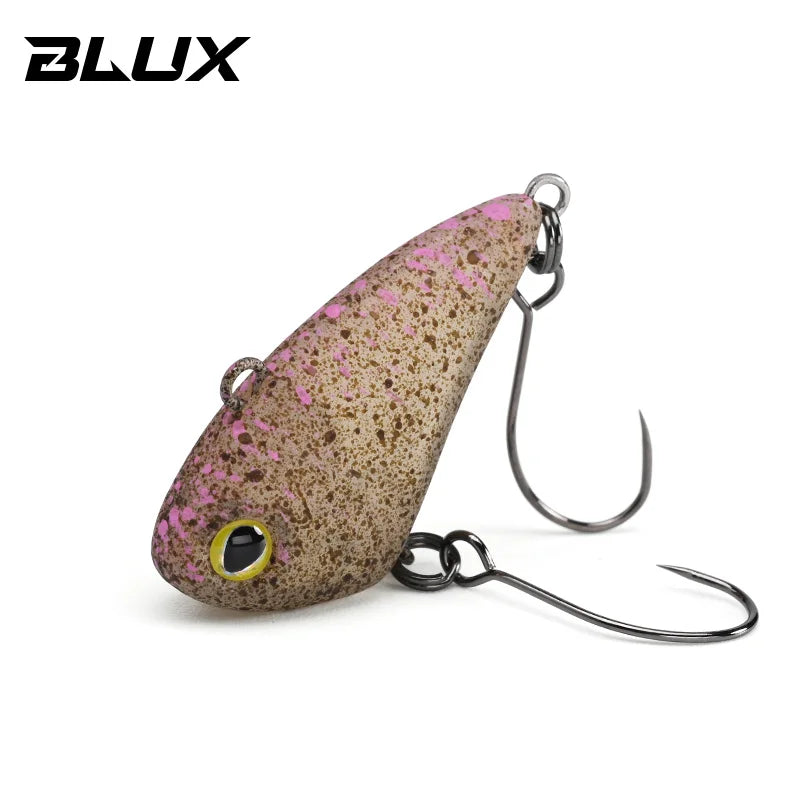 BLUX Tapdancer 28mm 2.6g Mini VIB Lipless Crankbait Fishing Lure Stream Area Trout Vibration Plastic Wobbler Artificial Bait
