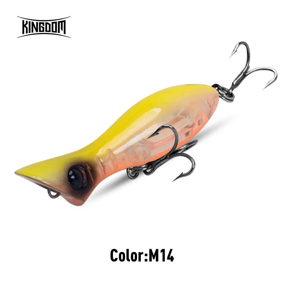 Kingdom Mini Popper Fishing Lure – 50mm Precision Bait - Fish & Cheaps | Fishing & Outdoor Gear