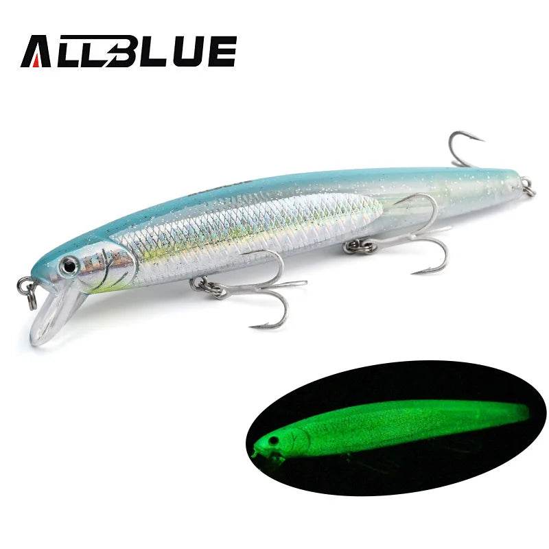 ALLBLUE FlashMinnow 110 Glow Jerkbait - Fish & Cheaps | Fishing & Outdoor Gear