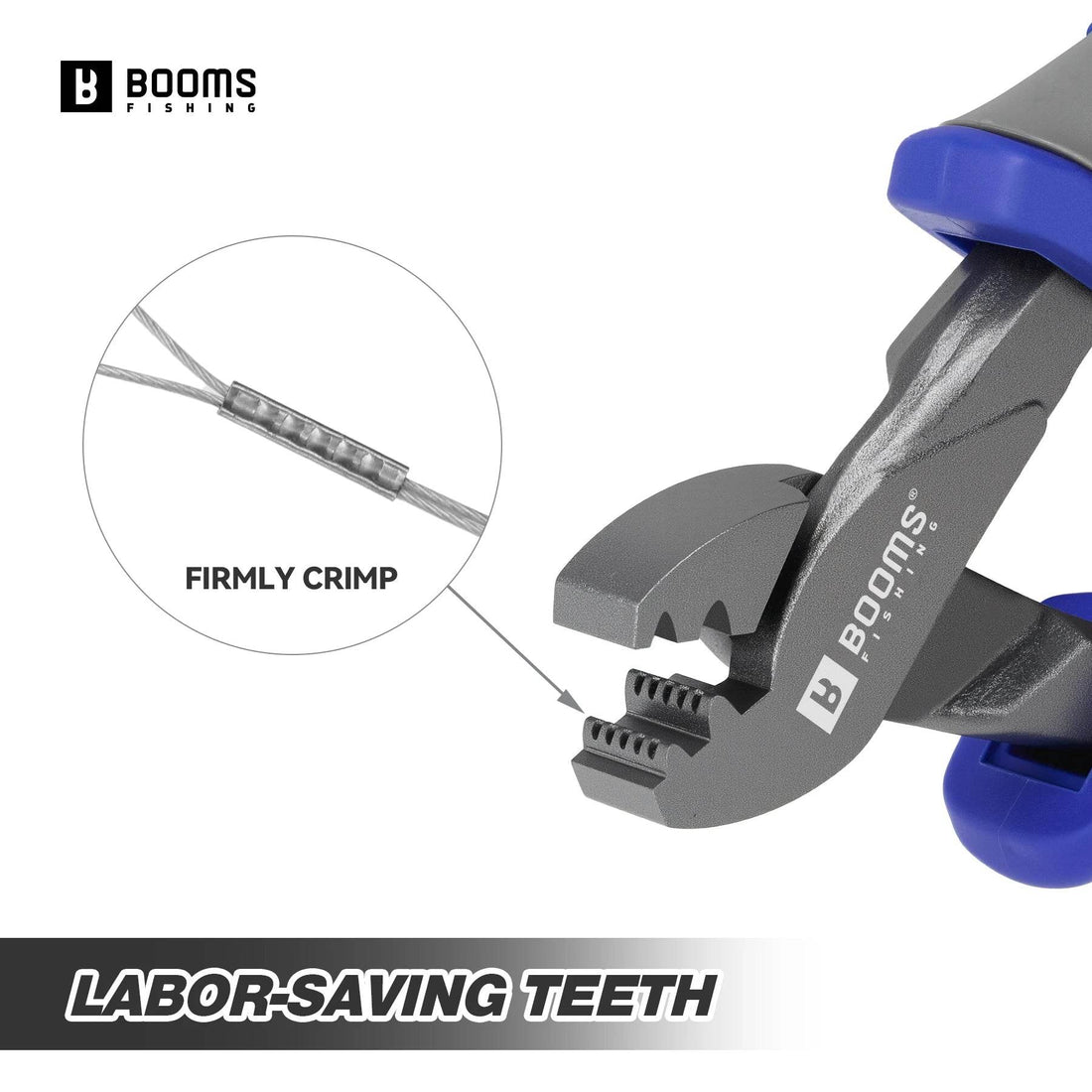 Booms Fishing 28cm Crimping Pliers Kit – 300 Sleeves & Lanyard - Fish & Cheaps | Fishing & Outdoor Gear