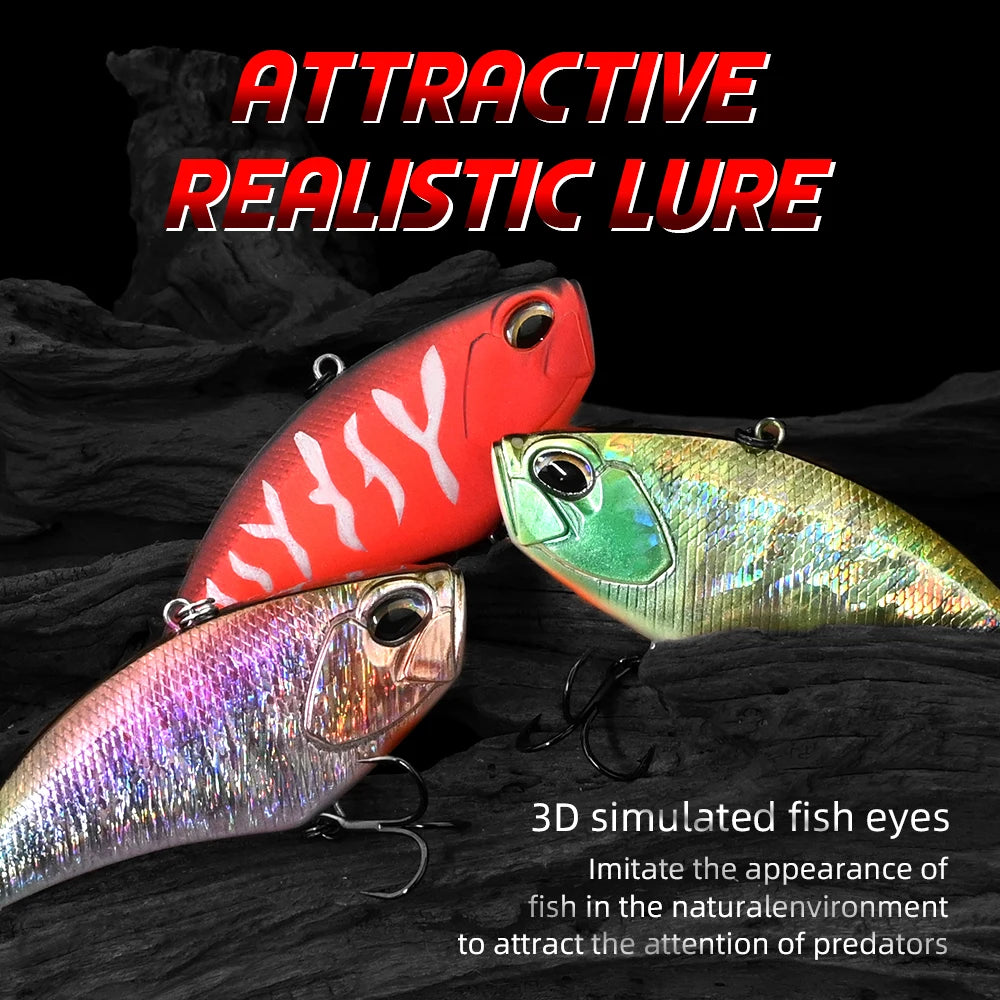 MEREDITH Lipless Crankbait Vibe lure 85mm 24g Wobblers Fishing lure  Sinking Artificial Baits Bass Pike Crap Perch