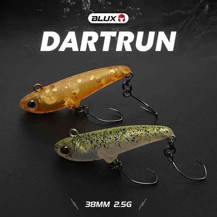 BLUX Dartrun 38mm 2.5g Chibi Lipless Sinking Plug Fishing Lure Crankbait Stream Area Trout Darts Plastic Artificial Bait Tackle
