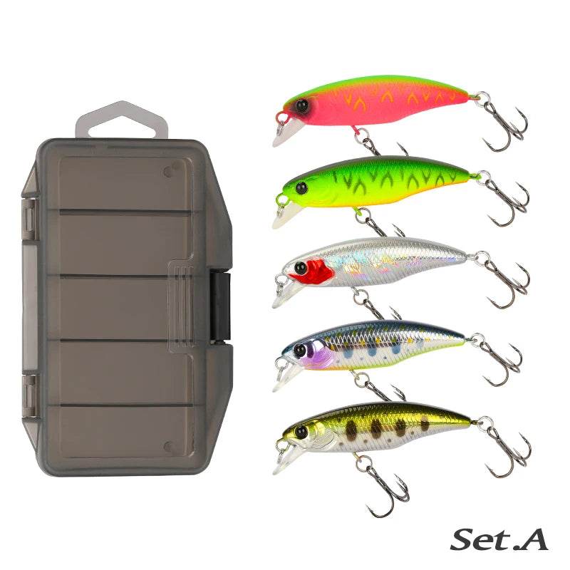 TSURINOYA 48S Sinking Minnow Lure Kit - Fish & Cheaps | Fishing & Outdoor Gear