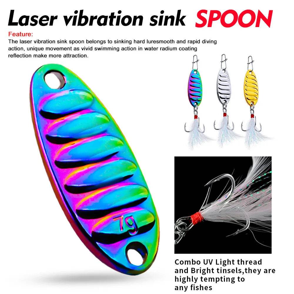 PROBEROS Mini Metal Spoon Lure - Fish & Cheaps | Fishing & Outdoor Gear