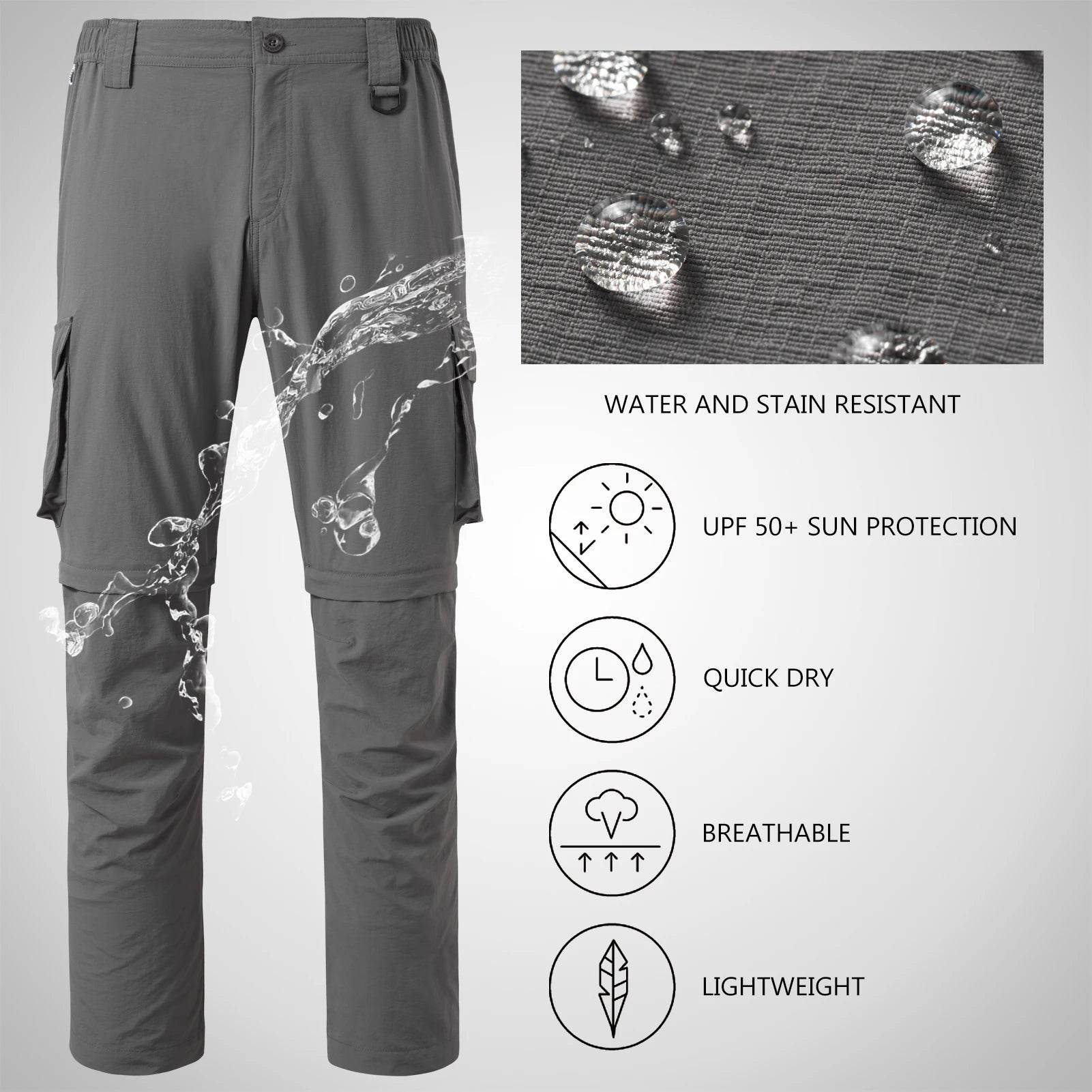 Bassdash Convertible Quick Dry Outdoor Fishing Pants - Fish & Cheaps | Fishing & Outdoor Gear