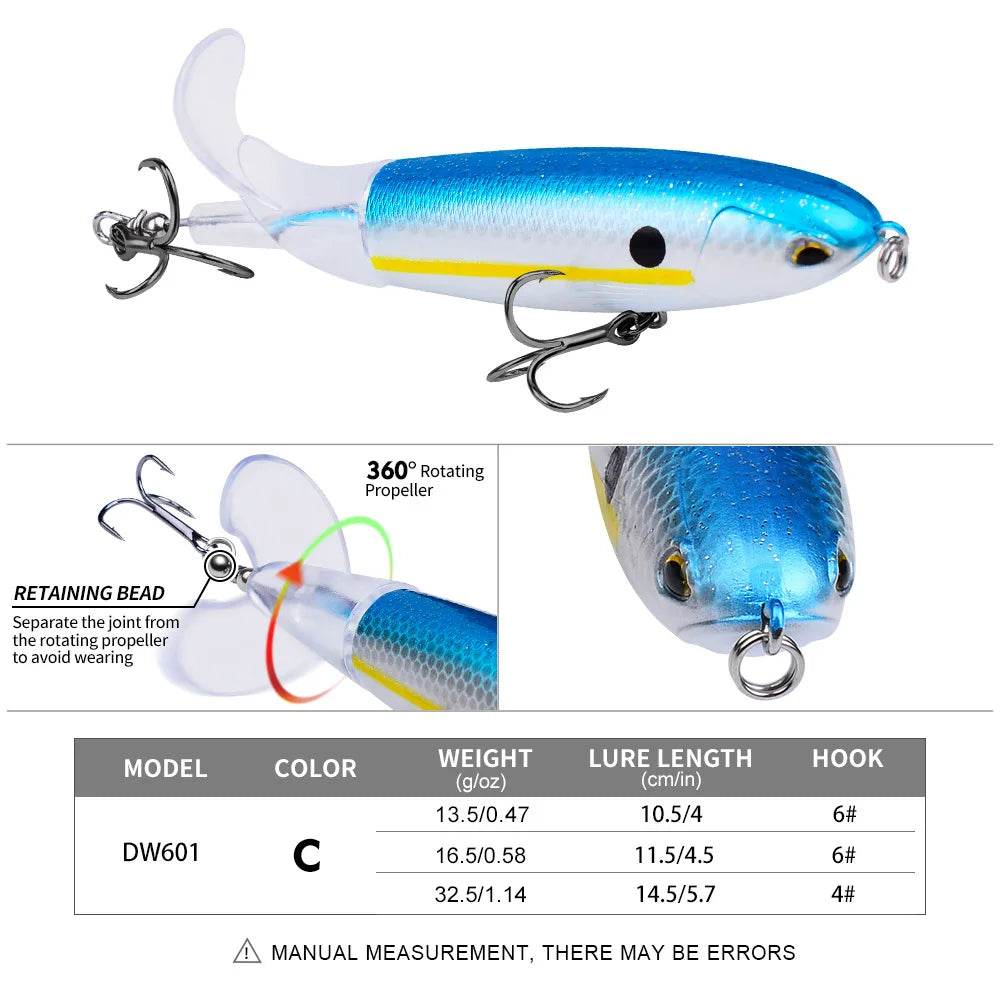 PROBEROS Topwater Popper Lure - Fish & Cheaps | Fishing & Outdoor Gear