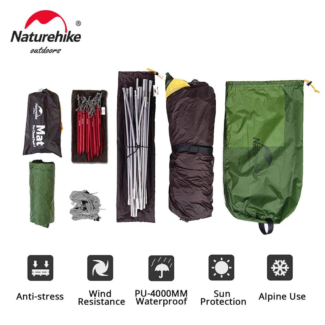 Naturehike Cloud Peak 2 — Ultralight Four-Season Trekking Tent - Fish & Cheaps | Fishing & Outdoor Gear