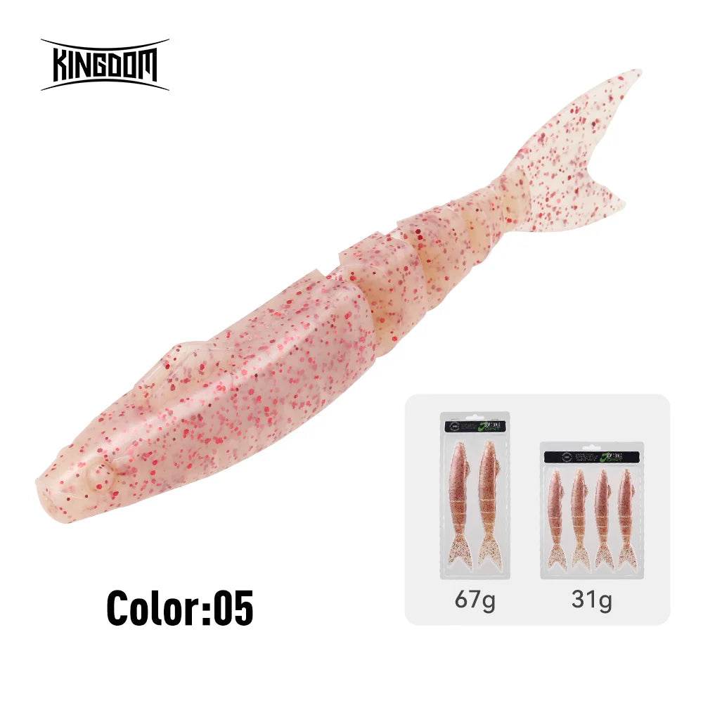 Kingdom Jointed Soft Swimbait – Monster Bite Series - Fish & Cheaps | Fishing & Outdoor Gear