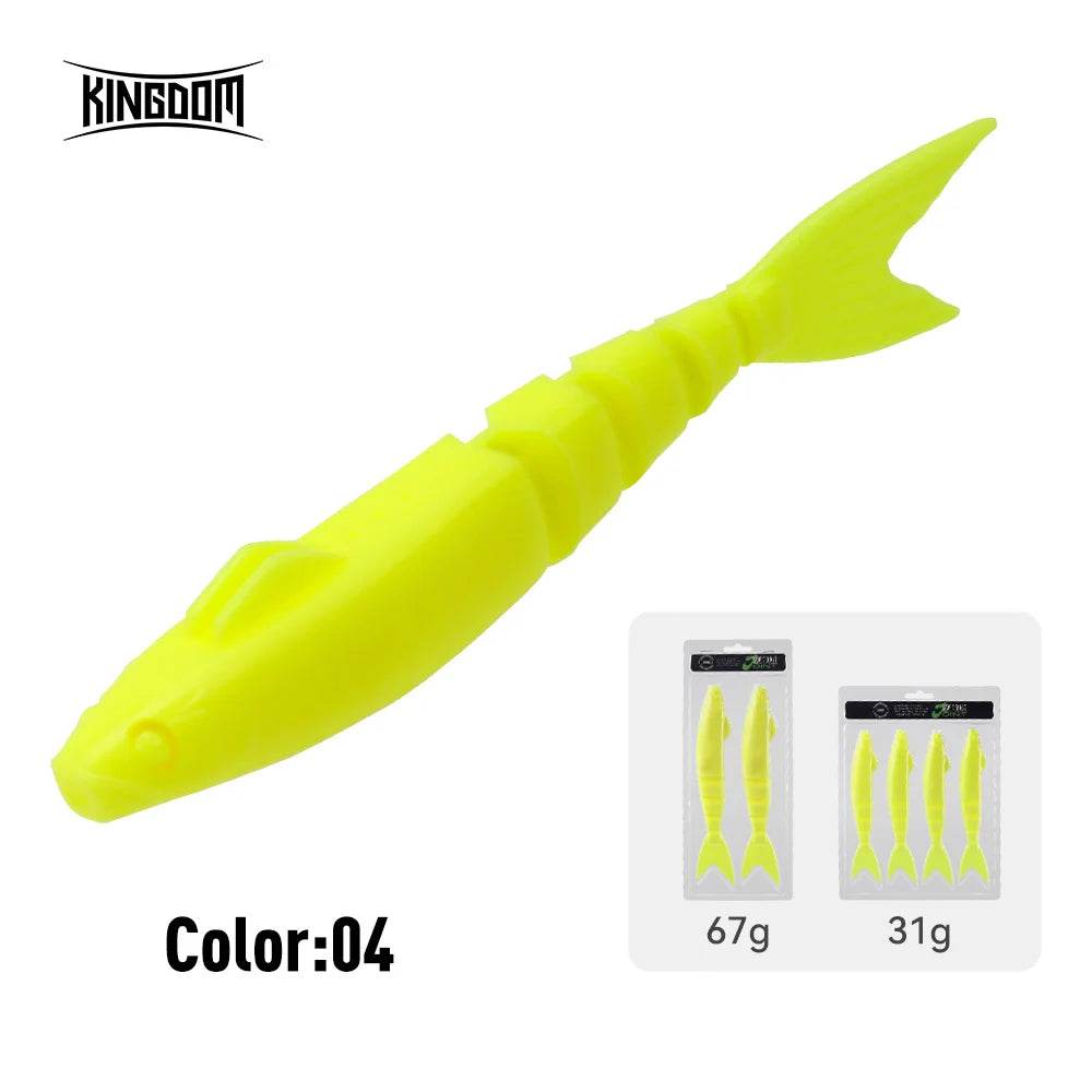 Kingdom Jointed Soft Swimbait – Monster Bite Series - Fish & Cheaps | Fishing & Outdoor Gear