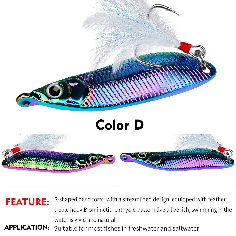 PROBEROS Metal VIB Spinner Spoon Lure - Fish & Cheaps | Fishing & Outdoor Gear