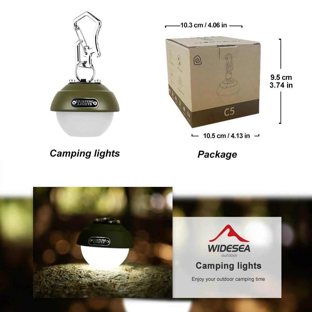 Widesea Mini LED Camping Light - Fish & Cheaps | Fishing & Outdoor Gear