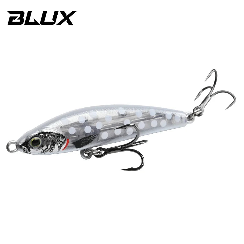 BLUX EXILE 50 Sinking Gravity Pencil Heavy Stick Fishing Lure 50MM 8G Saltwater Lipless Minnow Wobbler Hard Plastic Bait