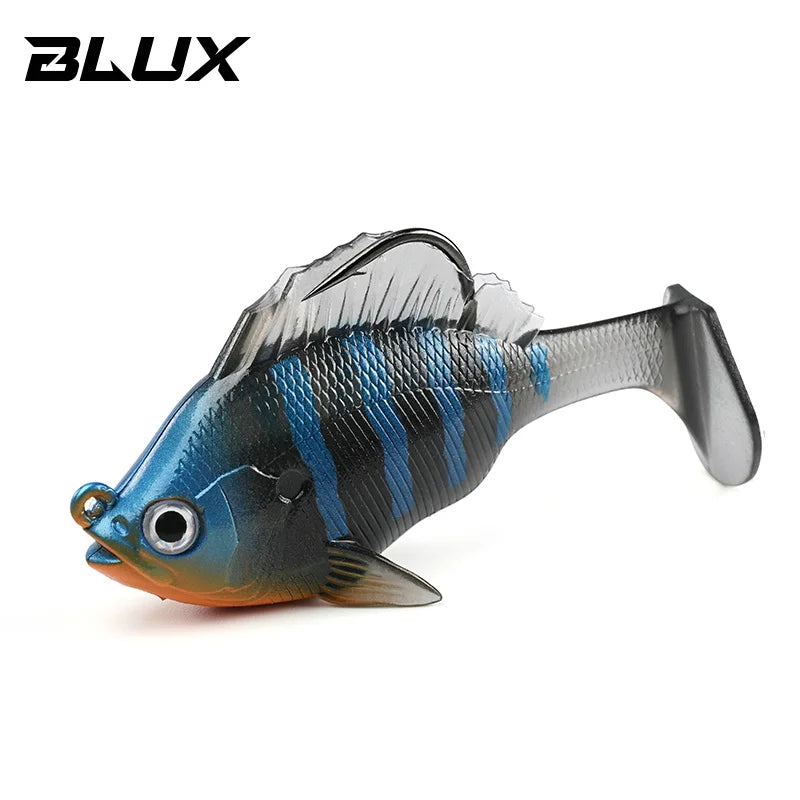 BLUX SLEEPER SHAD Gill Bottom Fishing Lure 8cm 19g Lead Head Hidden Hook Soft Bait Swimbaits Fish Jig Paddle Tail Pike Bass Gear