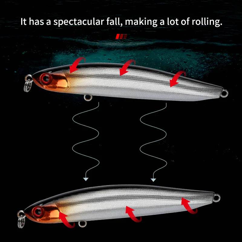 ALLBLUE BLOOD 90S Sinking Pencil Lure - Fish & Cheaps | Fishing & Outdoor Gear