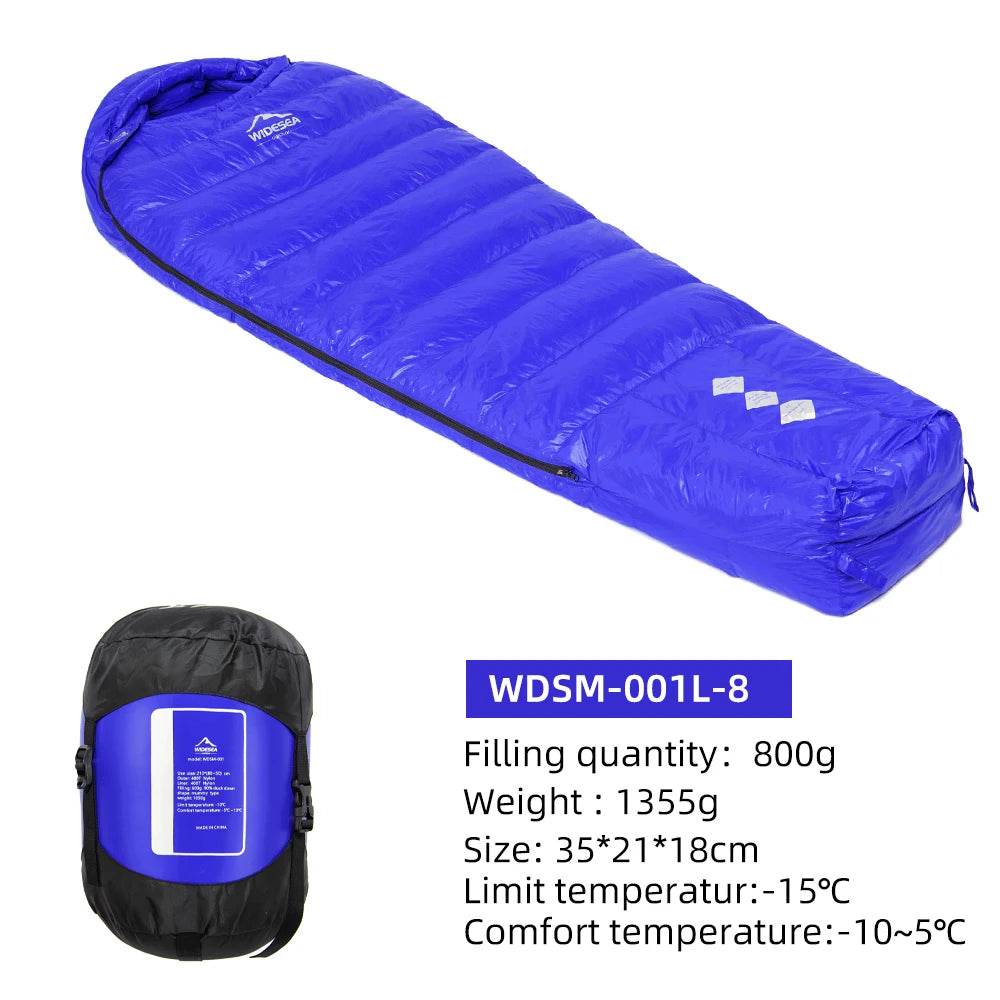 Widesea Ultralight Duck Down Winter Sleeping Bag - Fish & Cheaps | Fishing & Outdoor Gear