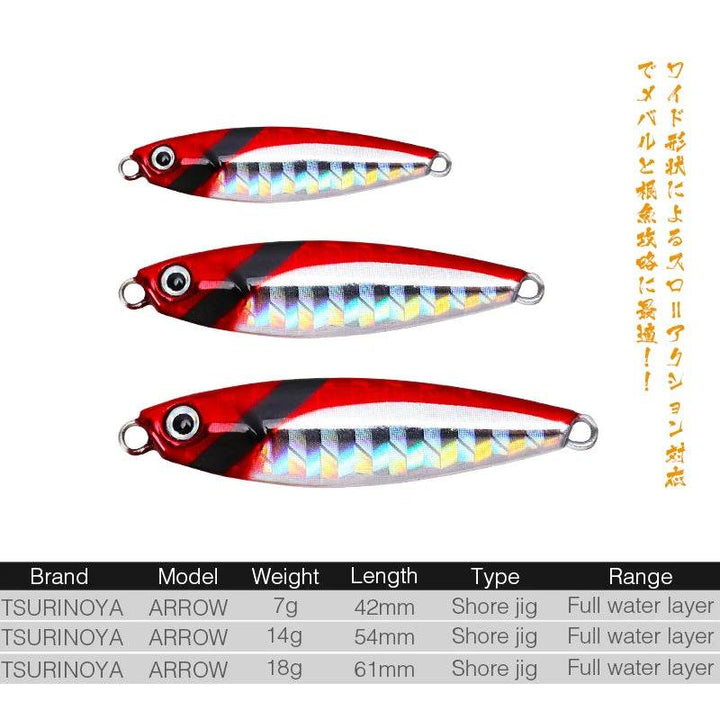 TSURINOYA ARROW Shore Jig Lure - Fish & Cheaps | Fishing & Outdoor Gear