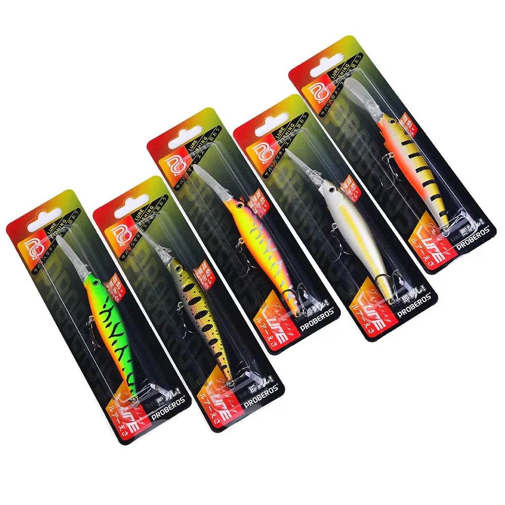 PROBEROS Topwater Minnow Bait – Realistic Floating Hard Lure - Fish & Cheaps | Fishing & Outdoor Gear