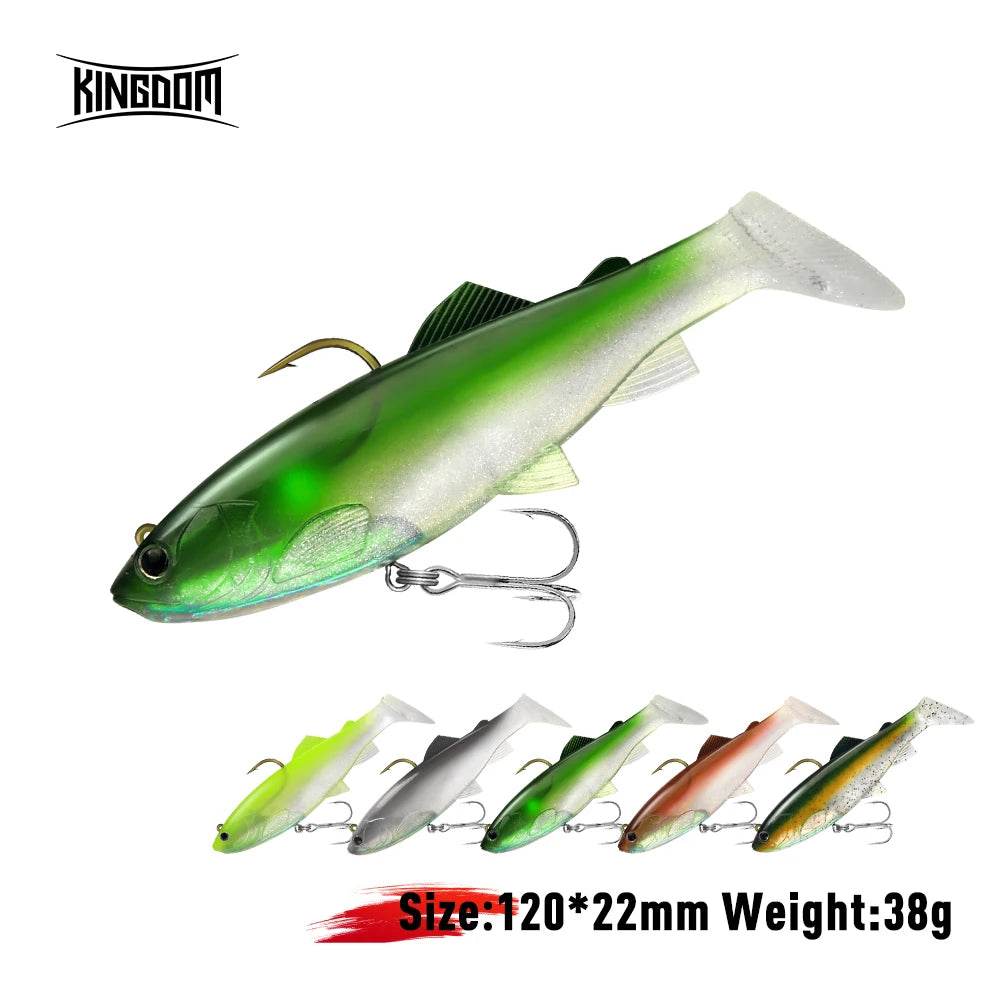 Kingdom Soft T Tail Swimbait – 38g/120mm - Fish & Cheaps | Fishing & Outdoor Gear