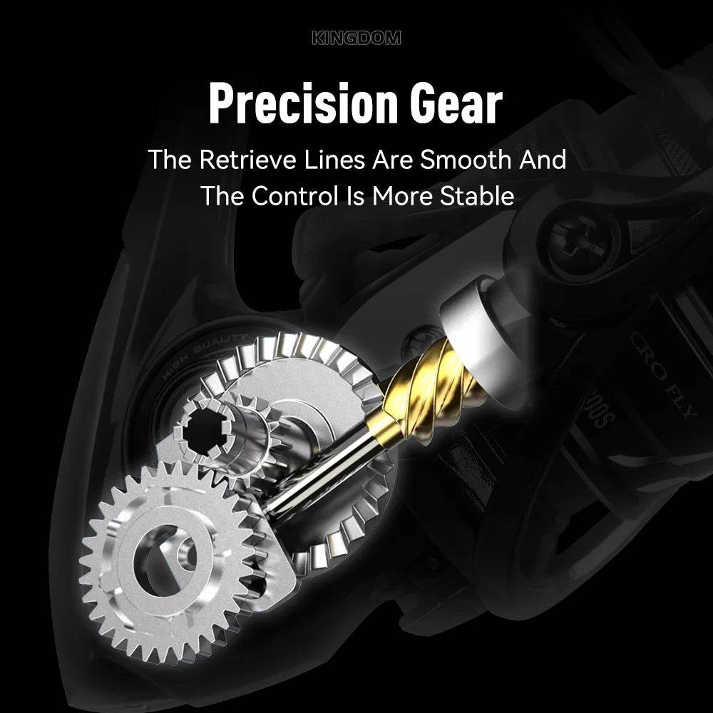 Kingdom Micro Fly Pro Spinning Reel – Ultralight Precision - Fish & Cheaps | Fishing & Outdoor Gear
