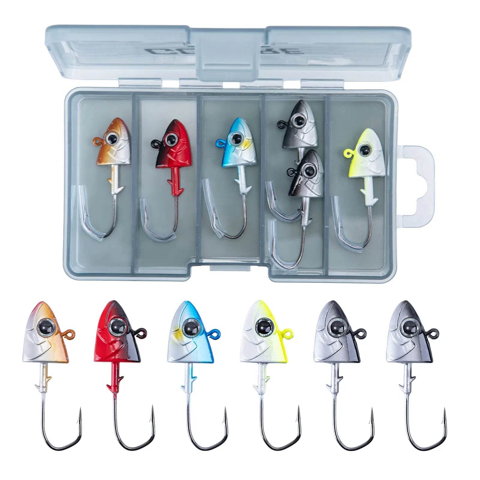 Goture Jig Head Fishing Hooks Set - Fish & Cheaps | Fishing & Outdoor Gear