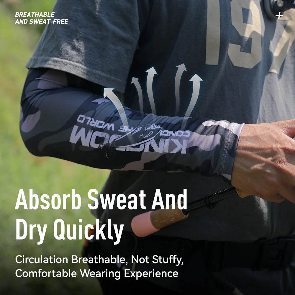 Kingdom Sport UV Fishing Sleeves & Face Cover - Fish & Cheaps | Fishing & Outdoor Gear