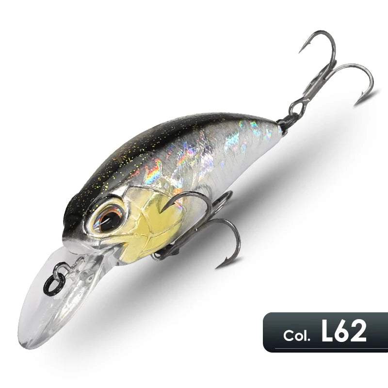 MEREDITH 6.5cm 14g JERK CRANK Wobblers Crank Fishing Lure Artificial Minnow Jerkbait Floating Hrad Lure For Trout Fishing Bait