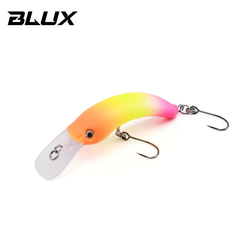 BLUX RICE Mini Crankbait 3.0g 42mm BFS Area Trout Wobbler Fishing Lure Freshwater Minnow Crank Artificial Hard Bait Tackle