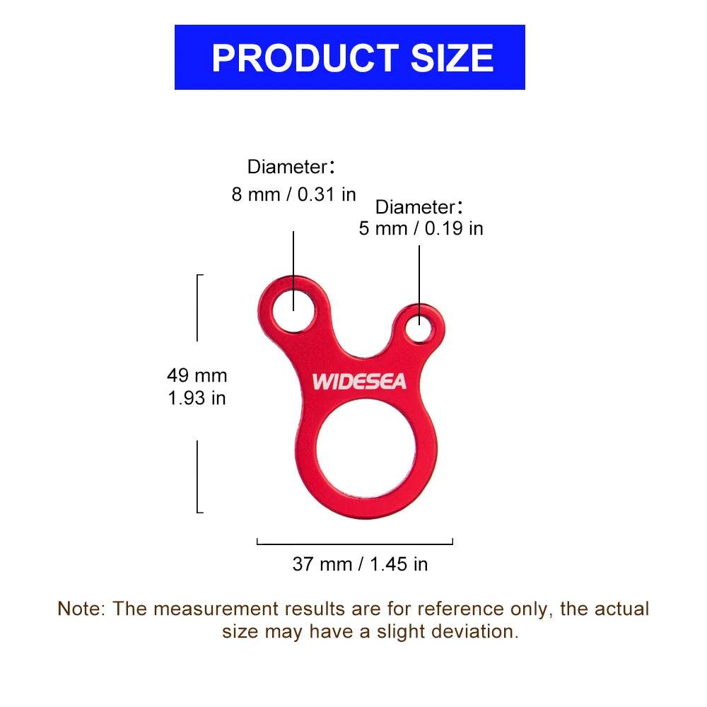 Widesea Aluminium Wind Rope Buckles — 4 Pack - Fish & Cheaps | Fishing & Outdoor Gear