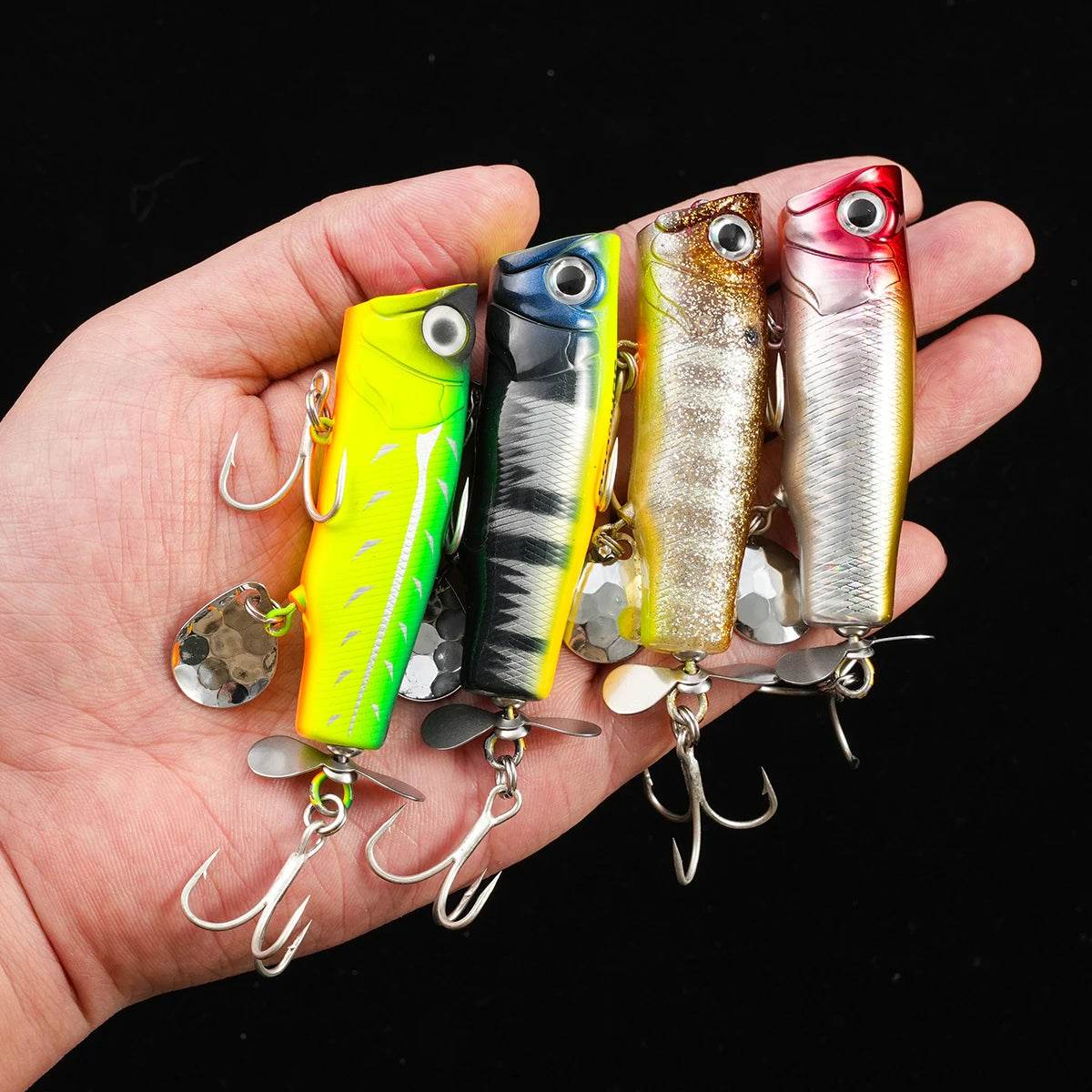 Johncoo 8cm 14g Popper – Floating Topwater Lure - Fish & Cheaps | Fishing & Outdoor Gear