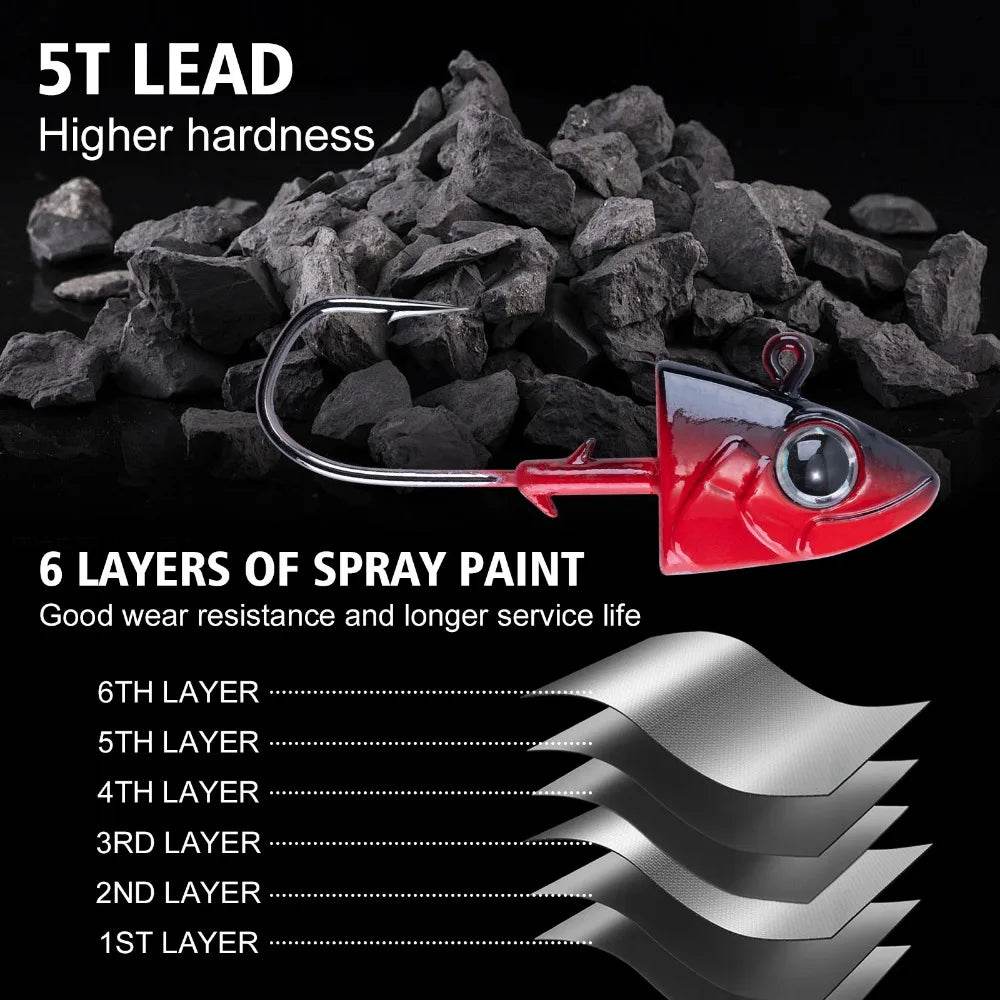 Goture Jig Head Fishing Hooks Set - Fish & Cheaps | Fishing & Outdoor Gear