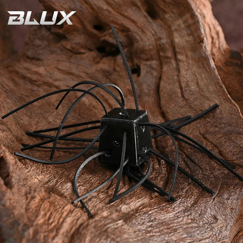 BLUX Dice Rubber 6pcs/lot Soft Bait 12mm 1.8g Handmade Power BFS Fishing Lure Silicone Worm Freshwater Bass Artificial Tackle
