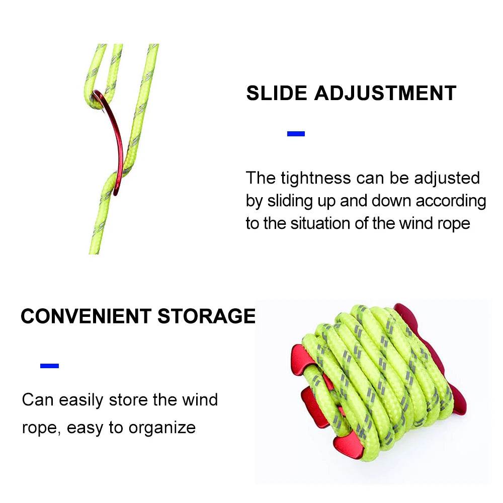 Widesea Adjustable Alloy Cord Buckles — 4-Pack - Fish & Cheaps | Fishing & Outdoor Gear