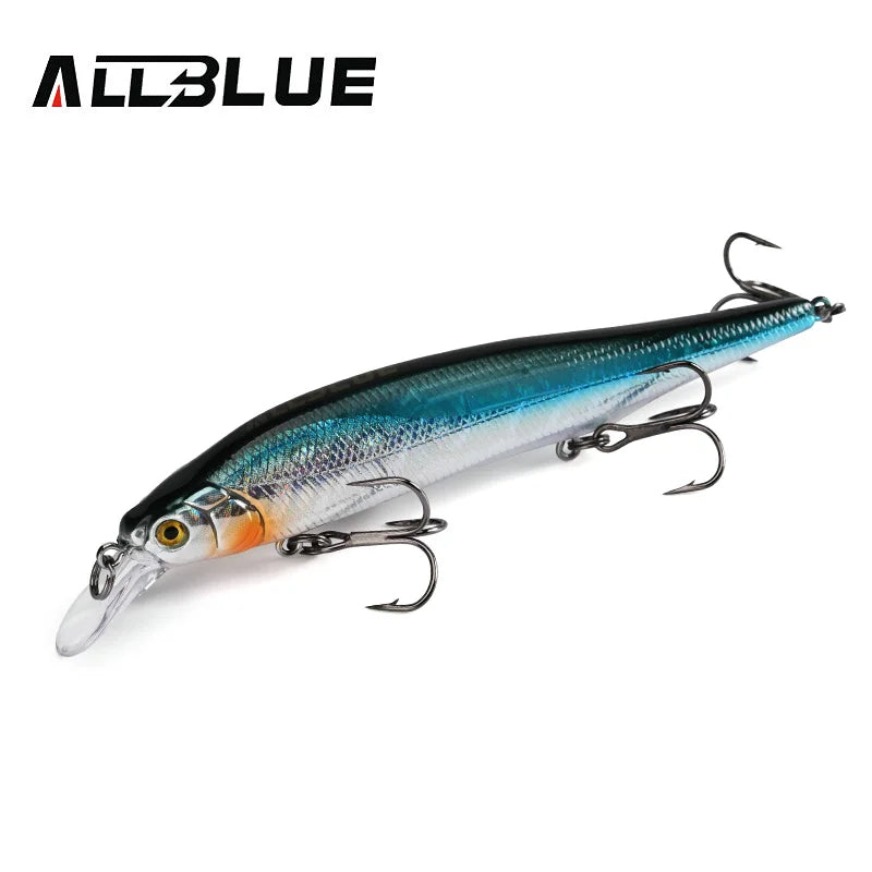 ALLBLUE KITETSU 115SP Wobbler Suspend Fishing Lure 115mm 15.4g Hard Plastic Minnow Pike Bass Perch Artificial Bait Tackle