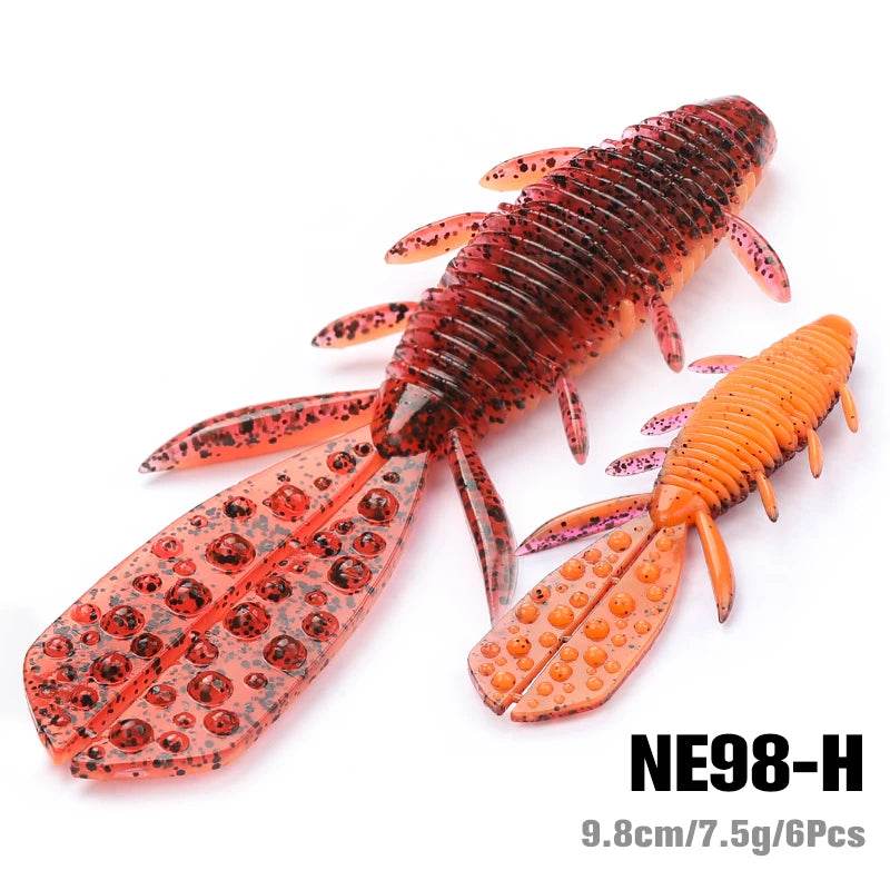 TSURINOYA Nebula Shrimp 9.7cm Soft Lures – 6 Pack - Fish & Cheaps | Fishing & Outdoor Gear