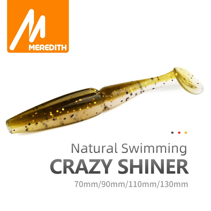 Meredith Crazy Shiner Soft Baits Fishing Lure