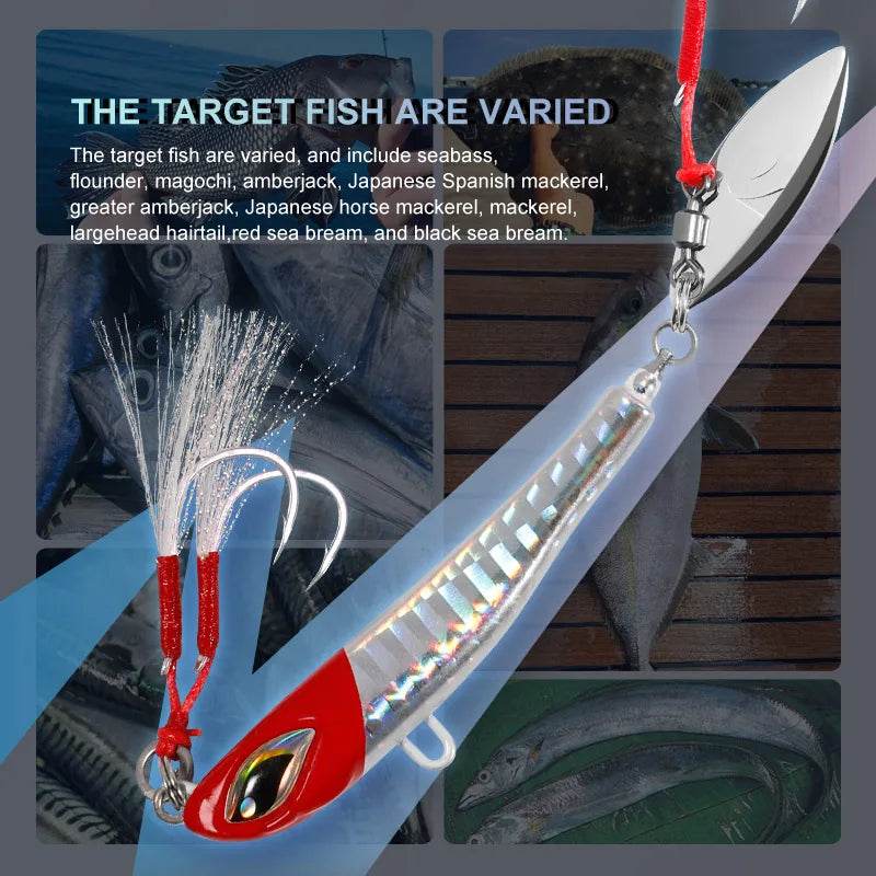 Noeby Blade Jig Lure – All-Round Metal Spinner - Fish & Cheaps | Fishing & Outdoor Gear