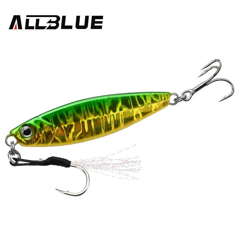 ALLBLUE WAHOO Wide Metal Jig – Powerful Shore Jigging Spoon - Fish & Cheaps | Fishing & Outdoor Gear
