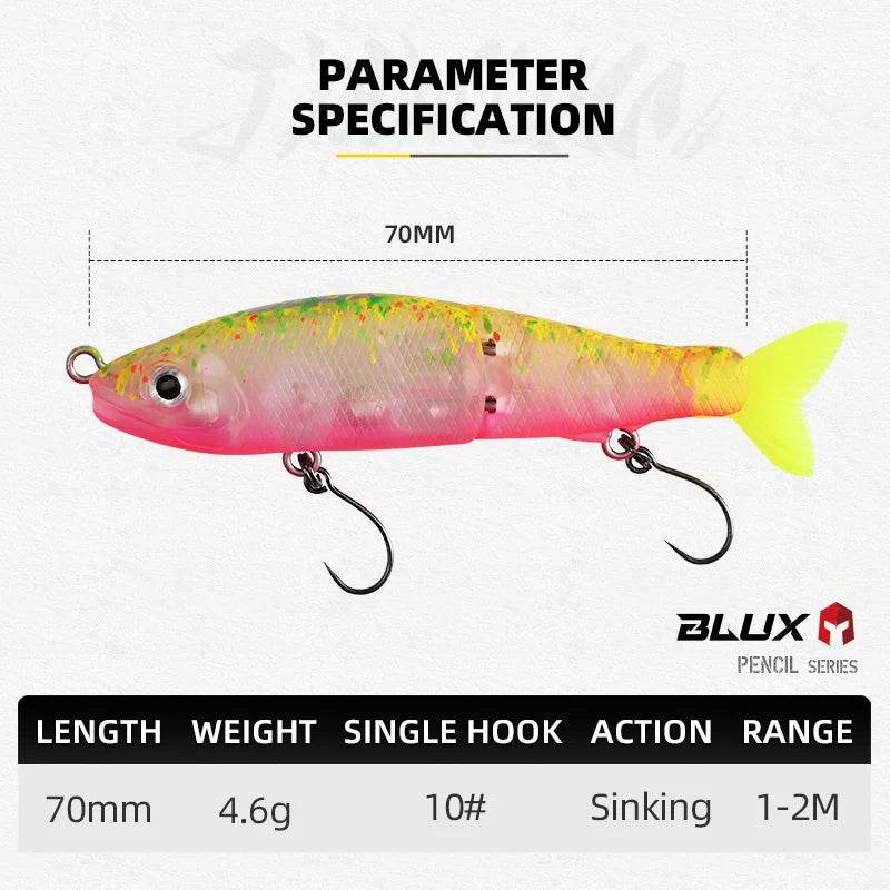 BLUX JACK CLAW 70S Swimbait – 70mm Sinking Minnow - Fish & Cheaps | Fishing & Outdoor Gear