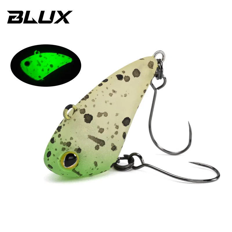 BLUX Tapdancer 28mm 2.6g Mini VIB Lipless Crankbait Fishing Lure Stream Area Trout Vibration Plastic Wobbler Artificial Bait