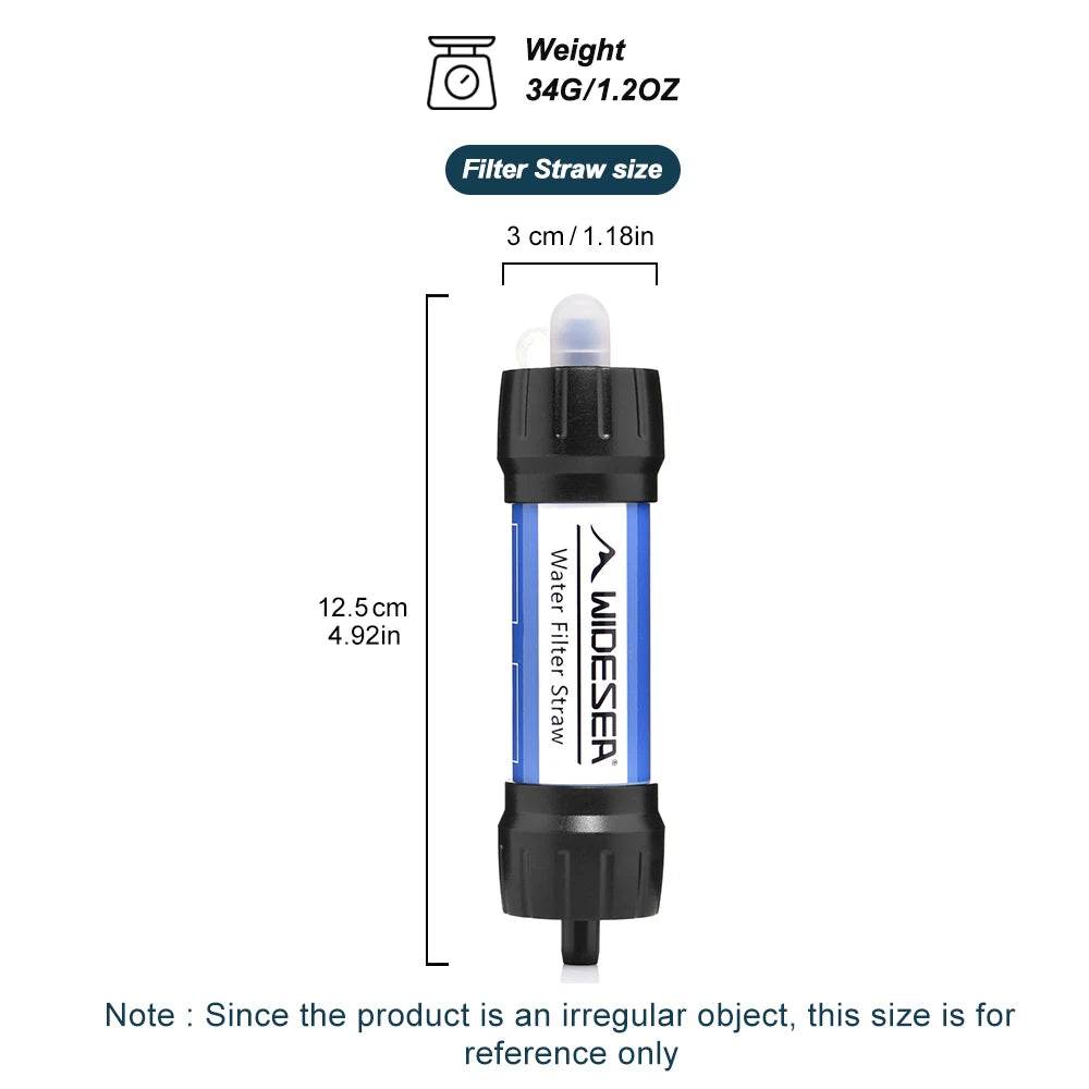 Widesea Compact Camping Water Purifier Straw - Fish & Cheaps | Fishing & Outdoor Gear