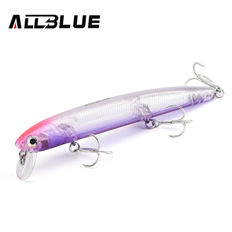 ALLBLUE K-0 Minnow Top Water Wobbler 115mm 13g Fishing Lure Floating Jerkbaits Shallow Diving Hard Bait 0-0.3M Pike Bass Tackle