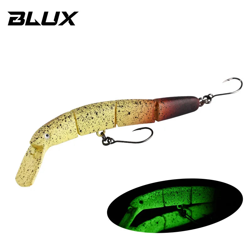 BLUX HYDRAM-S Joint Minnow 70mm 4g Fishing lure Sinking Crank Wobbler Area Trout  Stream Freshwater Artificial Bait Gear