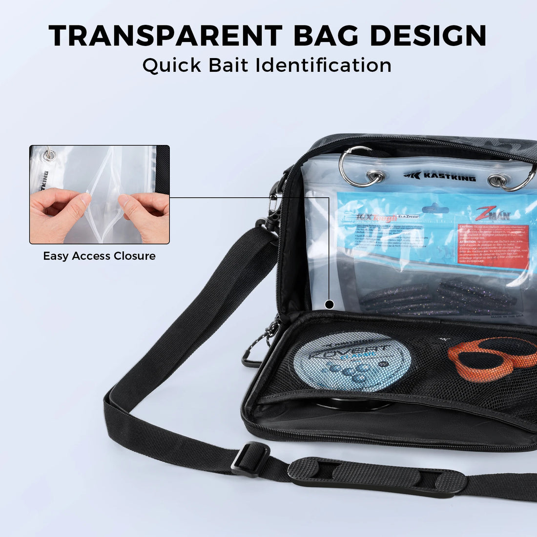 KastKing BaitSpace Detachable Bait Binder Tackle Bag