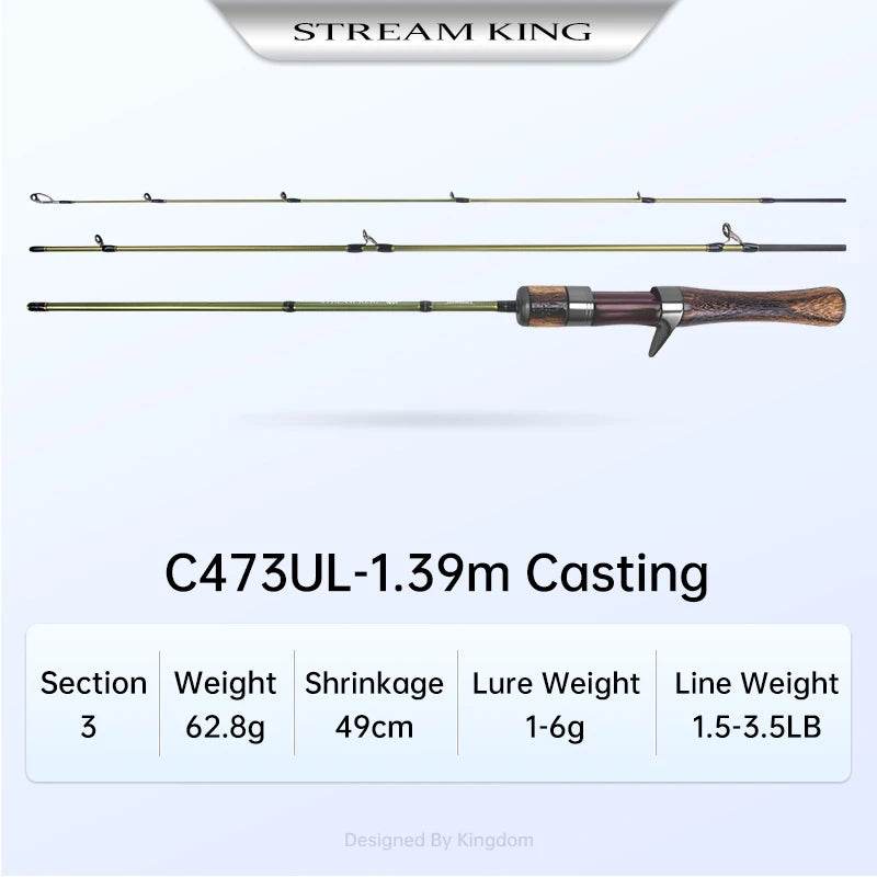 KINGDOM STREAM KING Ultralight Carbon Rod – Travel Perfection - Fish & Cheaps | Fishing & Outdoor Gear