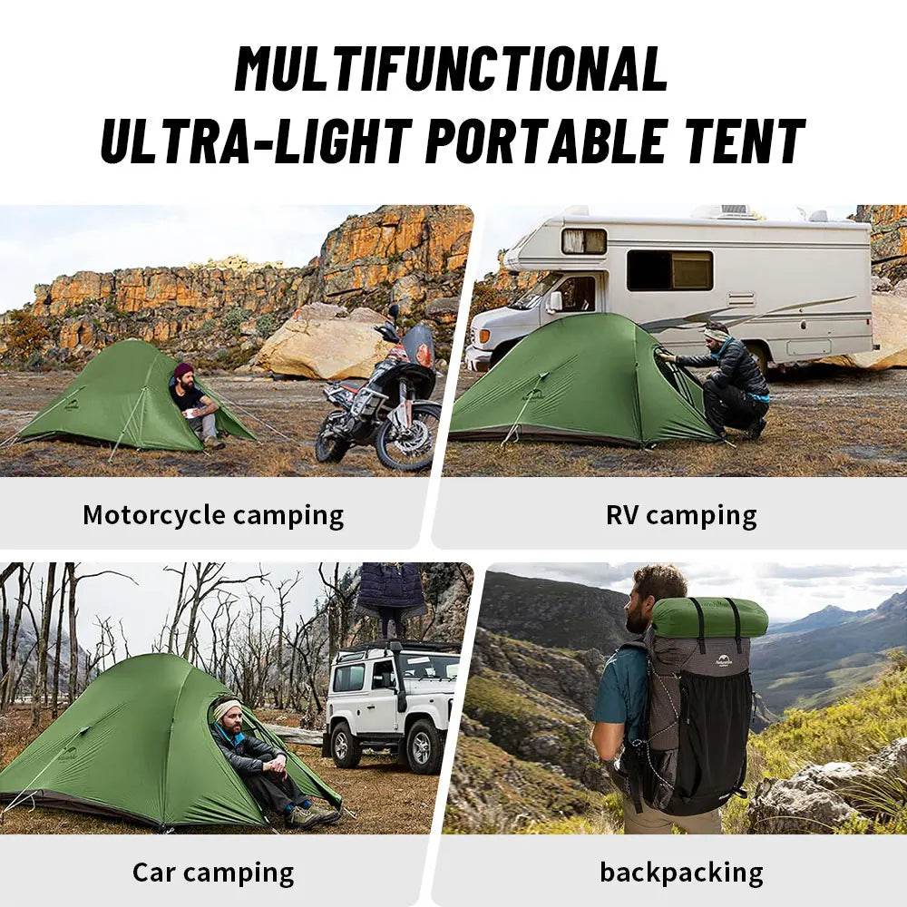 Naturehike Cloud Up 2 – Ultralight 2-Person Camping Tent - Fish & Cheaps | Fishing & Outdoor Gear