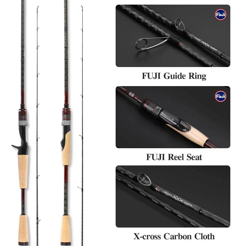 TSURINOYA HACKER Ⅱ Spinning & Casting Rod - Fish & Cheaps | Fishing & Outdoor Gear